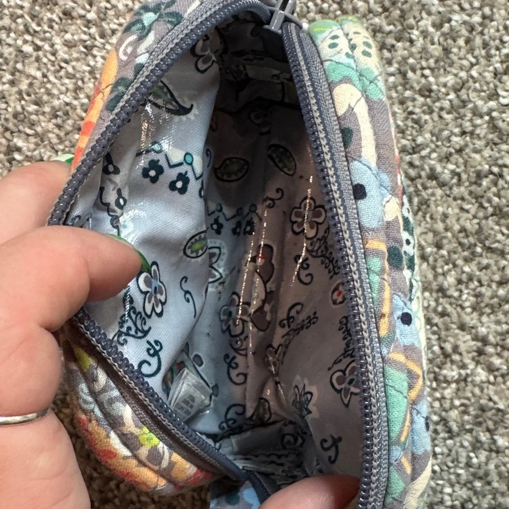 Vera Bradley Gray Cosmetic Bag